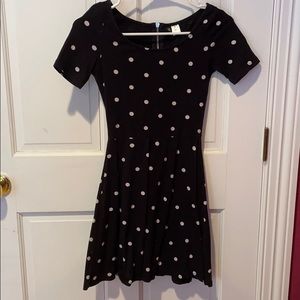 Divided H&M polka dot skater dress